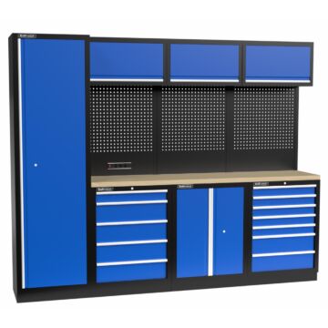 Kraftmeister Standard Werkstatteinrichtung Delaware Multiplex blau